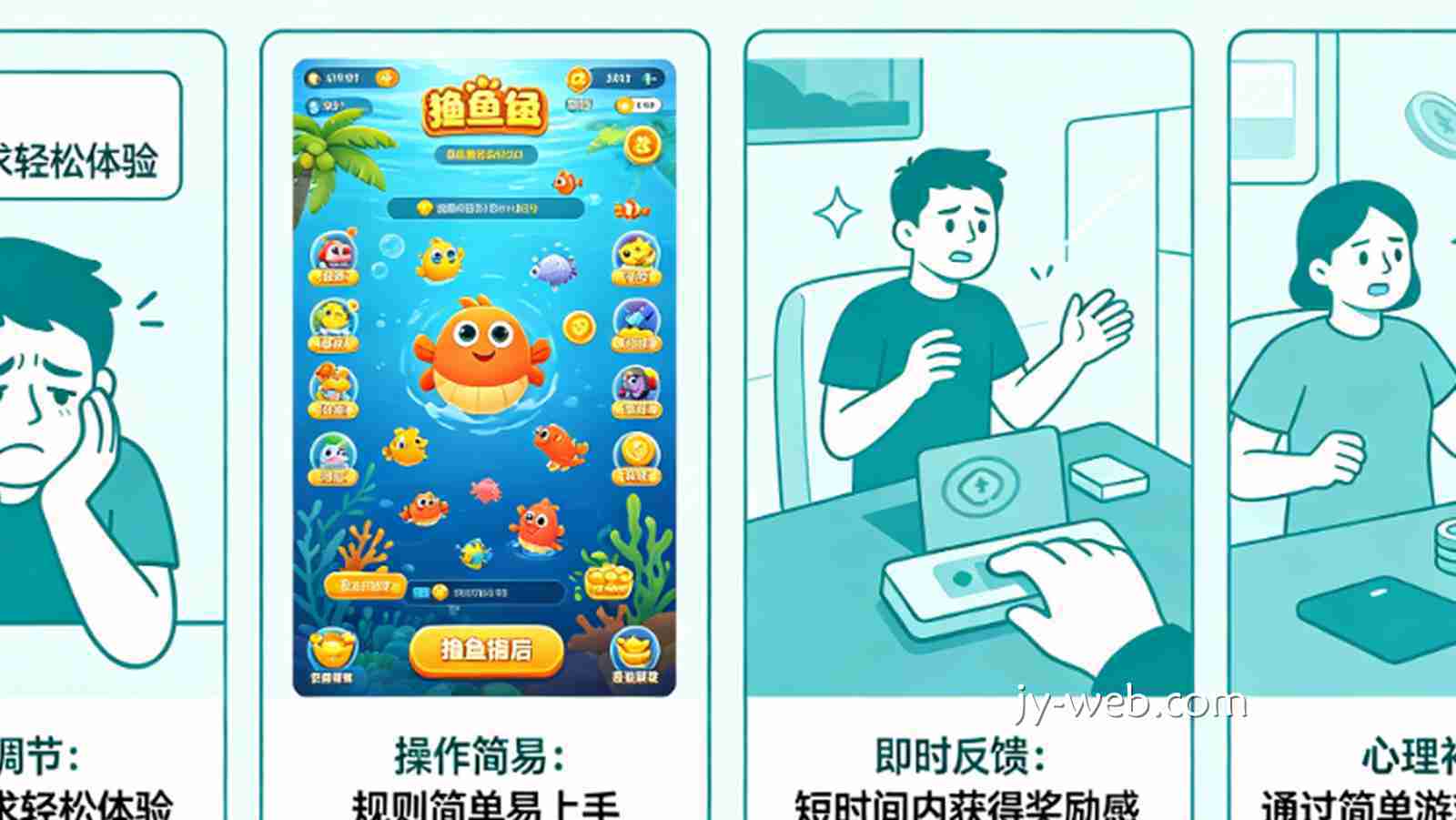 为什么玩家在输钱后会倾向于切换到更简单的游戏（如捕鱼）？